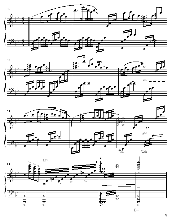 梁祝 - (市谱校正版)-钢琴谱(钢琴曲)-克莱德曼4