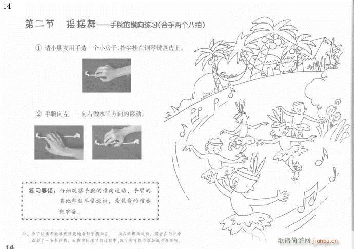 儿童钢琴入门教程  手指训练操1-2014