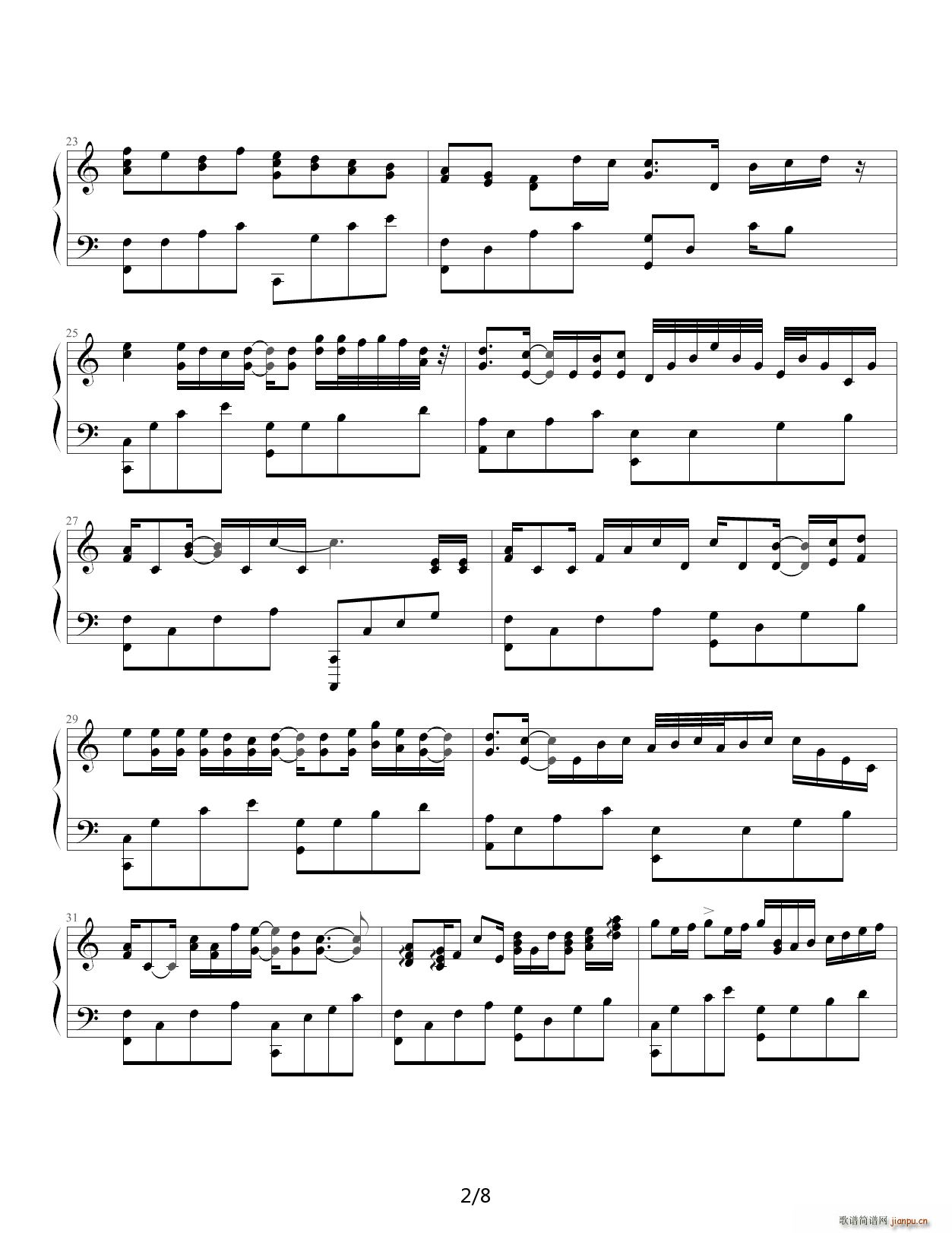 《卡农》乔治温斯顿 现场版 C调2