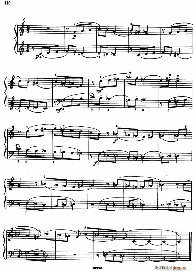 Bartok SZ 107 Mikrokosmos for Piano 122 1394