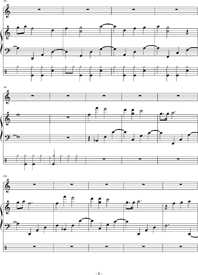 忧伤还是快乐-钢琴谱(钢琴曲)-吴越8
