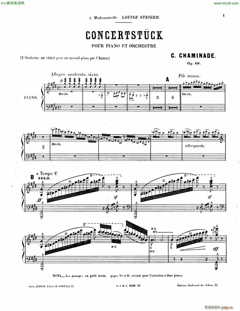 Chaminade Konzerstuck Op 40 reduction5