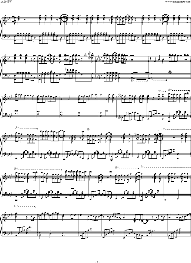 给自己的信-钢琴谱(钢琴曲)-钟舒曼3