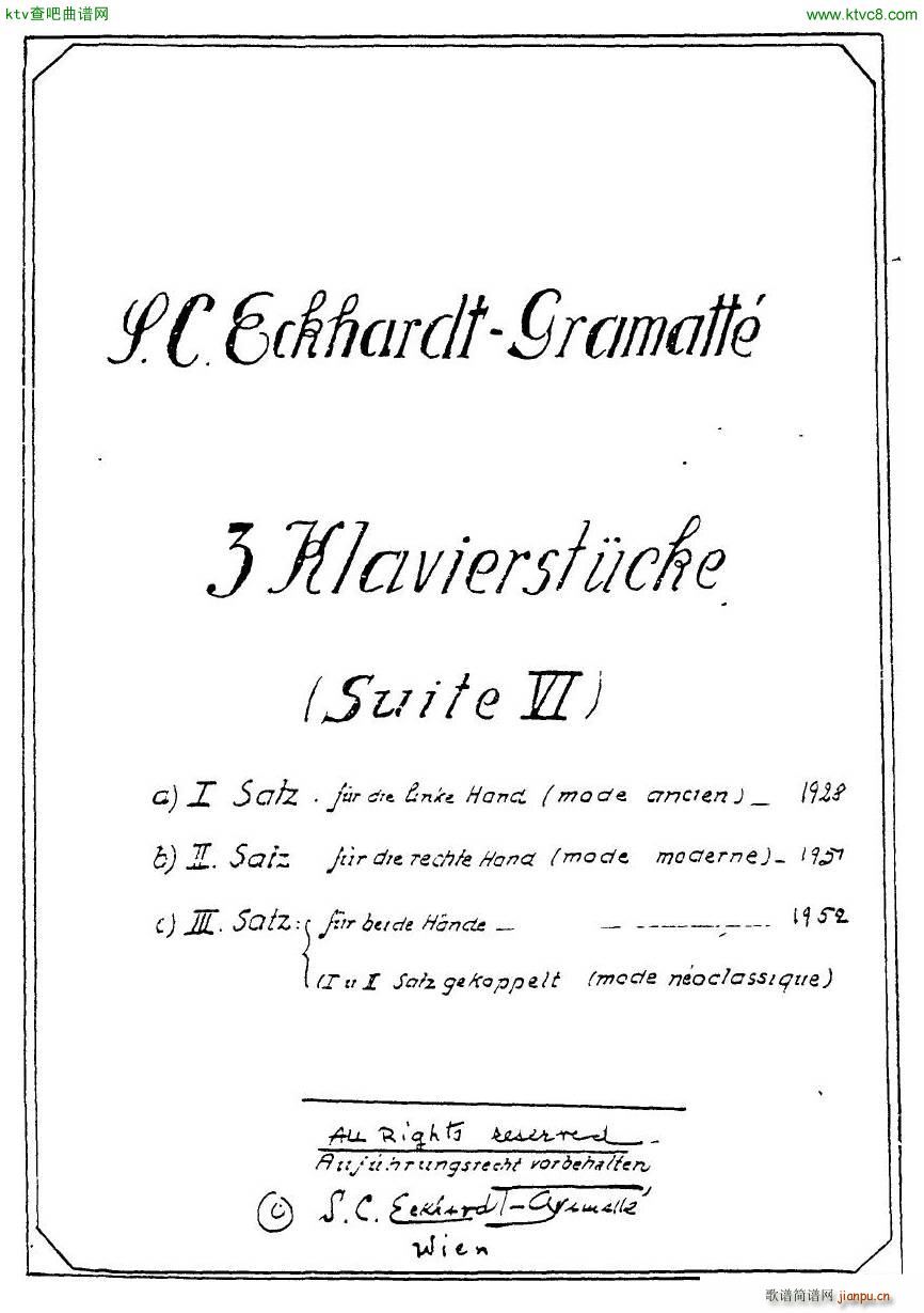 Eckhardt Grammate Sonata no 41
