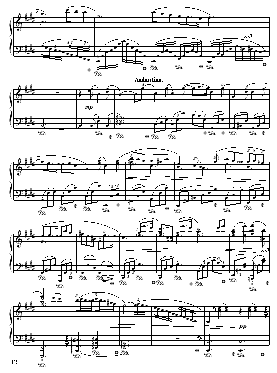 落叶的梦第二首-钢琴谱(钢琴曲)-苗波12