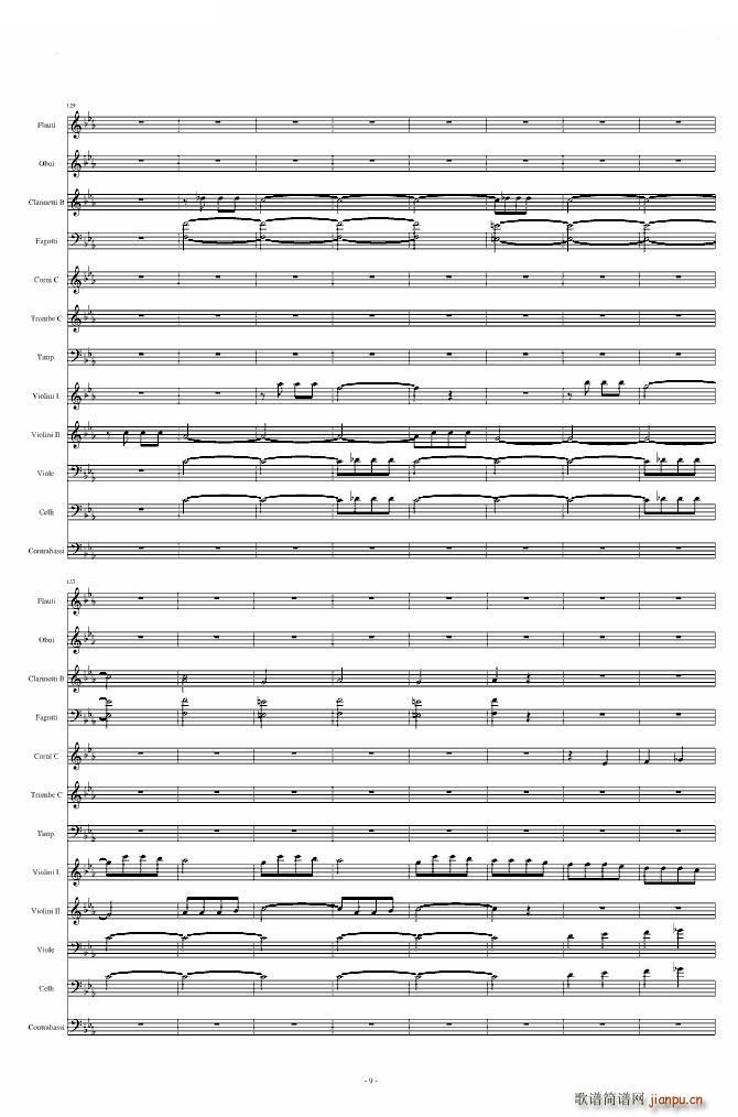命运交响曲（潦草）_贝多芬 beethoven9