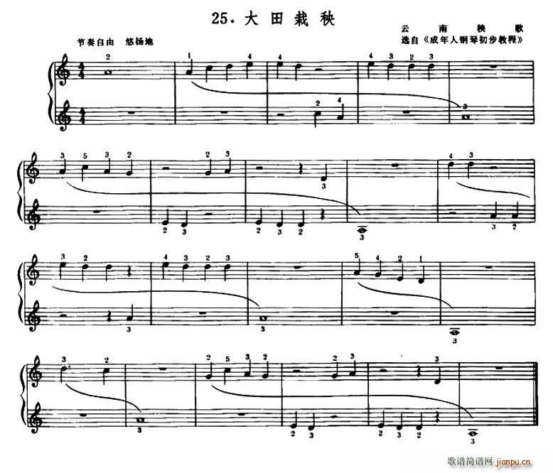 大田栽秧（云南秧歌）1