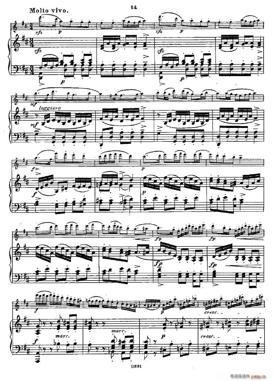Fantaisies nationales. Op. 59, 4. （长笛+钢琴伴奏）12