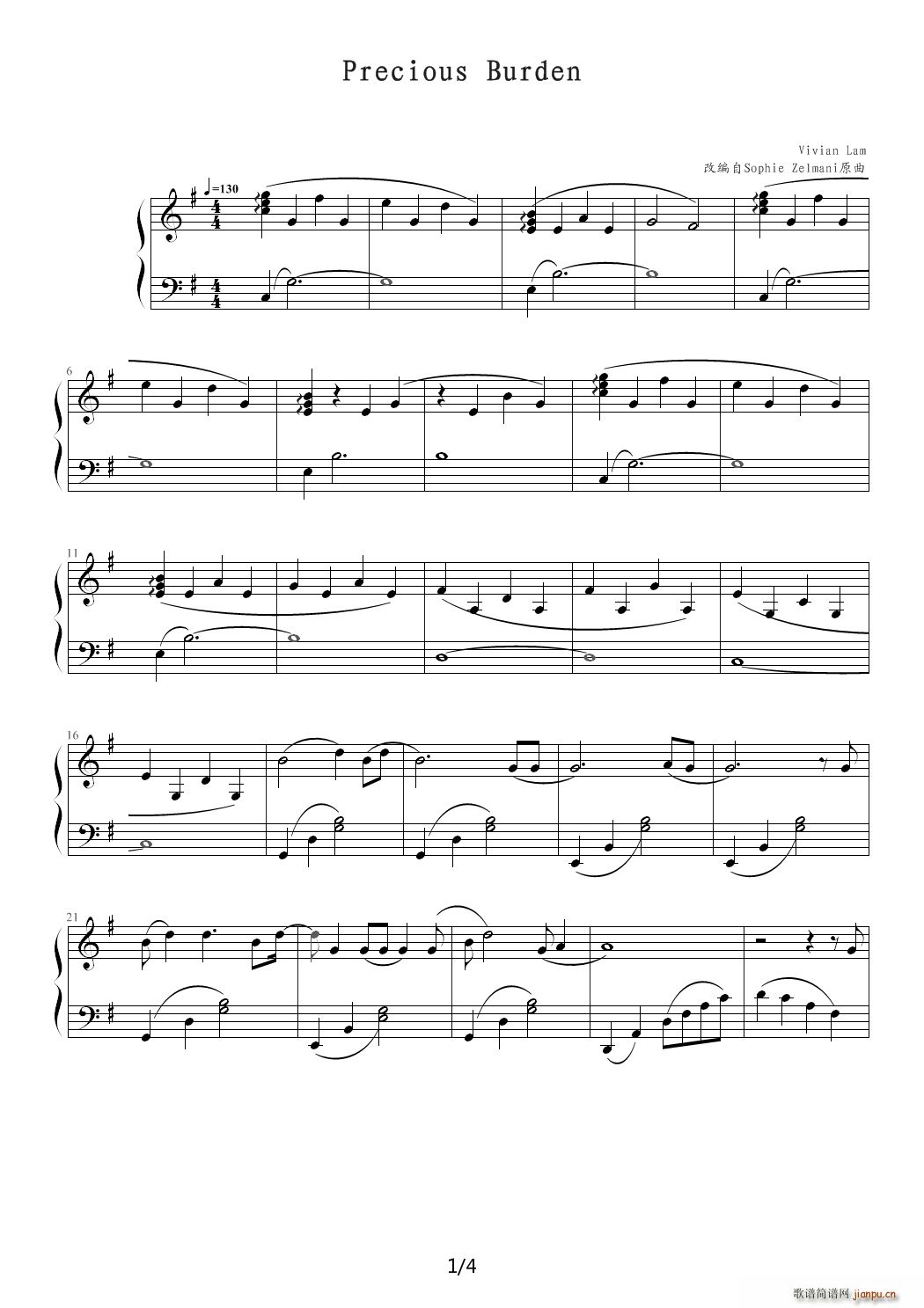 Precious Burden G调1