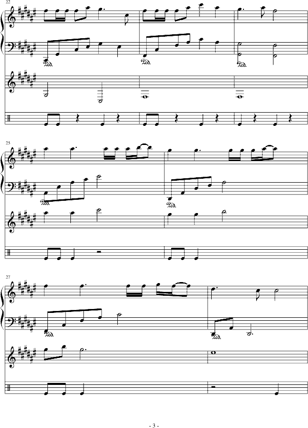 情绪（第一次编）-钢琴谱(钢琴曲)-wuliangyou3