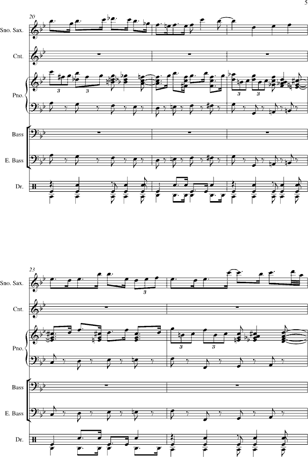 布鲁斯-钢琴谱(钢琴曲)-不得不爱5
