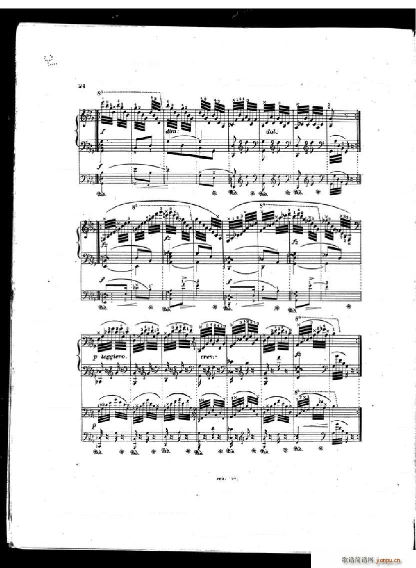 Czerny Etudes de la velocite book II22