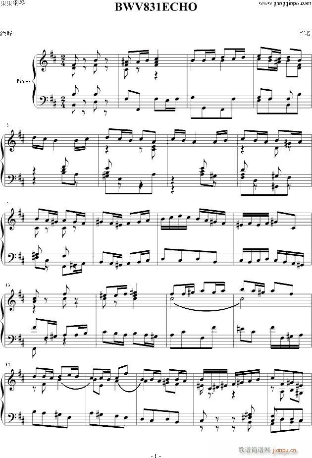 BWV831ECHO_雅克 奥芬巴赫1