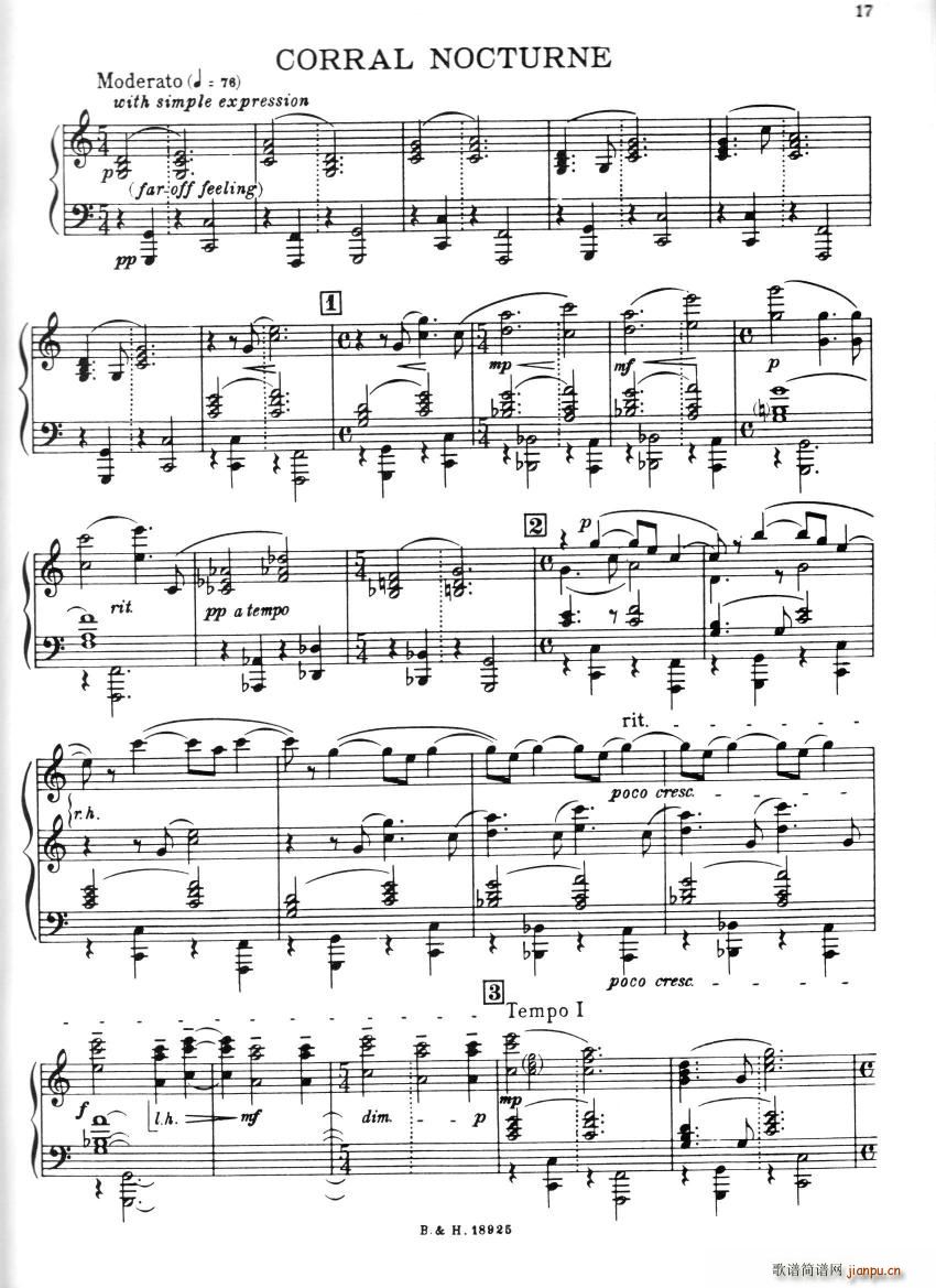 Copland Rodeo Corral Nocturne1