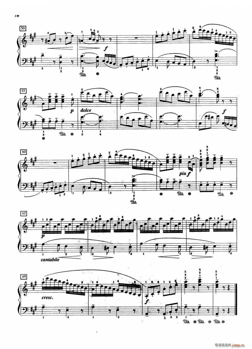 奏鸣曲(六级B 2 )3