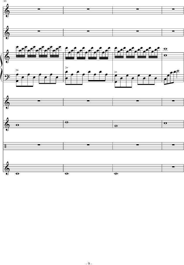 穷开心（逗你玩儿）-钢琴谱(钢琴曲)-wuliangyou9