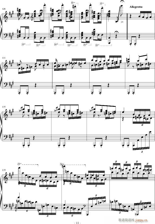 土耳其进行曲 炫技版_莫扎特11