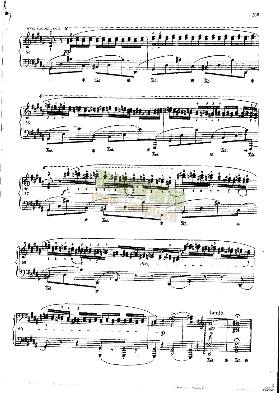 练习曲OP.25  Nr6 键盘类 钢琴6