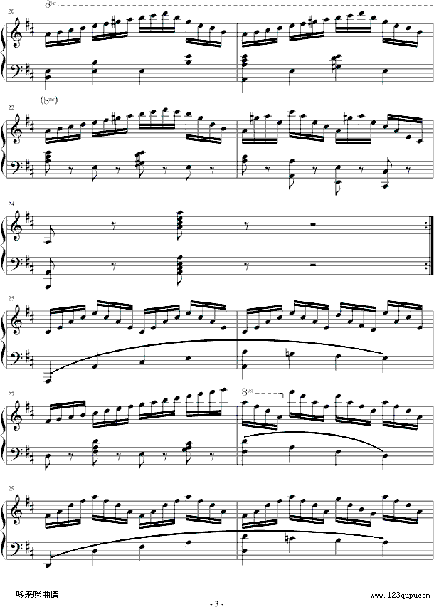 练习曲-Op.740 No.3-车尔尼3