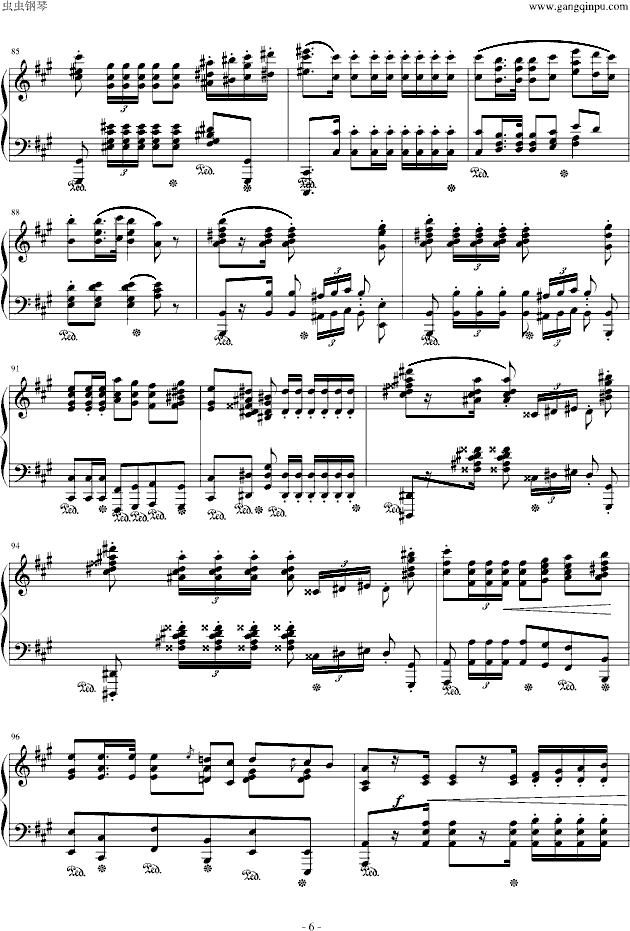 波兰军队舞曲-Op.40 No.16