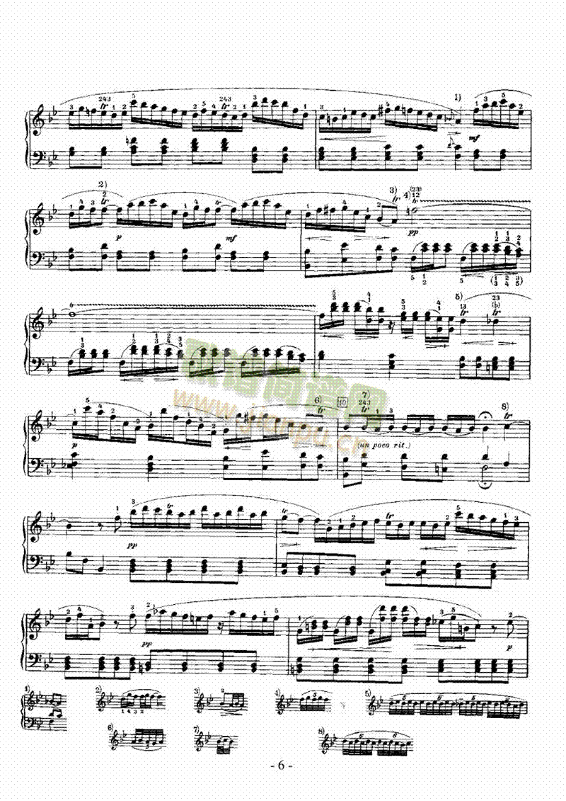 G大调奏鸣曲（嬉游曲） 键盘类 钢琴6