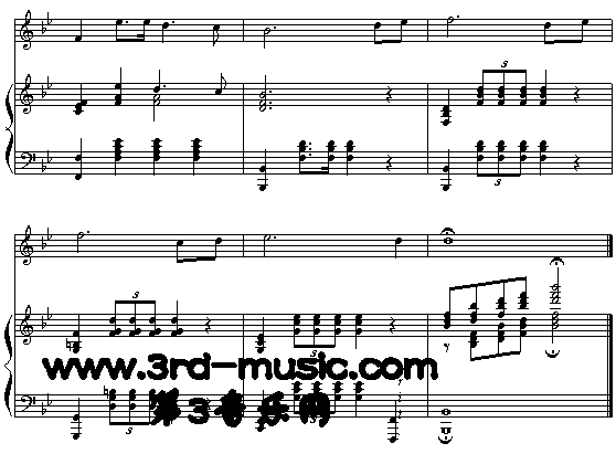 长江之歌(《话说长江》主题曲)[钢琴曲谱]3