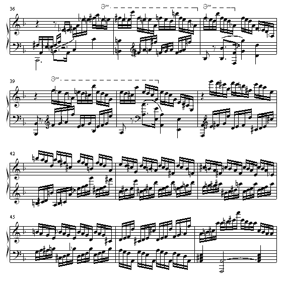 F大调练习曲4