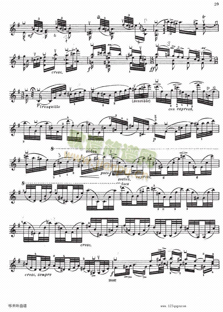 伊萨伊小提琴奏鸣曲（sonate No4）2