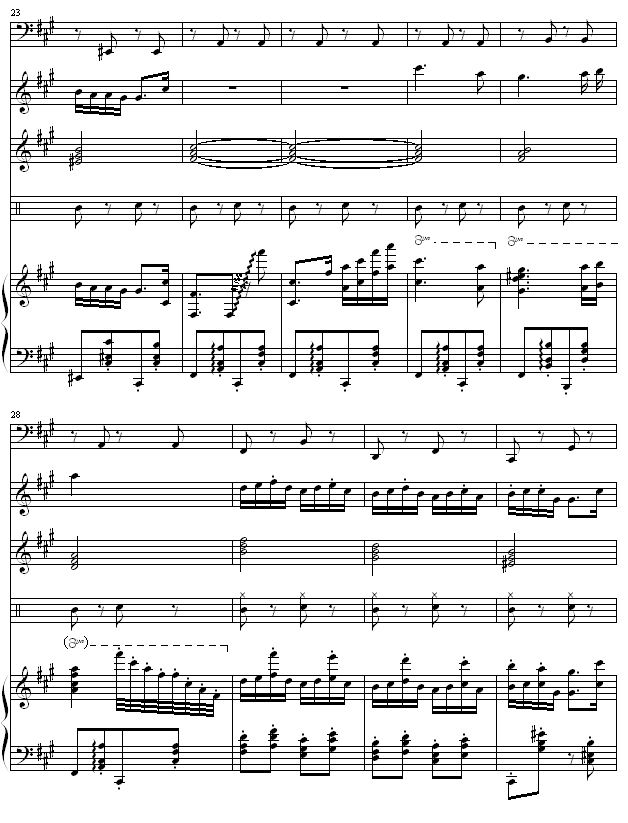 匈牙利舞曲5-(改编，有乐队）3