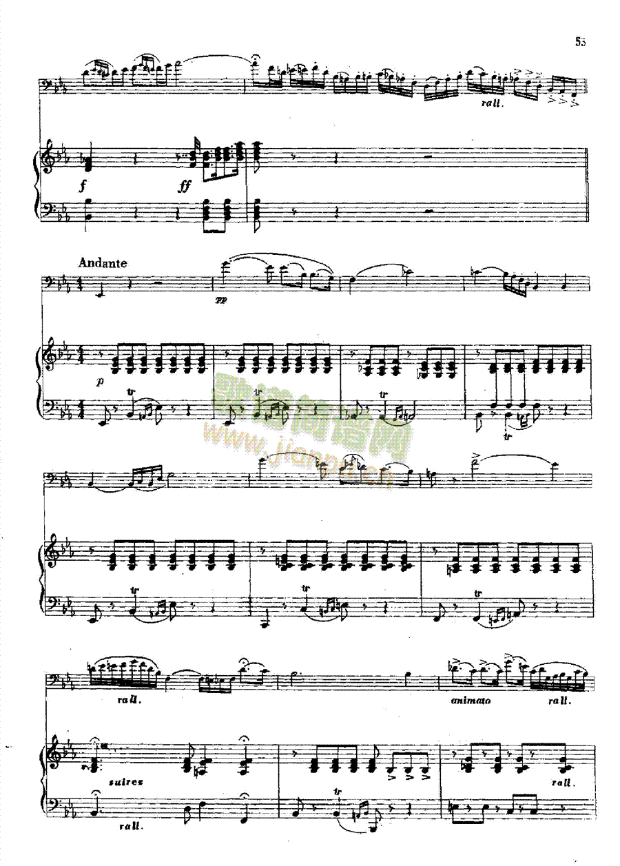 引子与波兰舞曲(钢伴) 管乐类 长号2