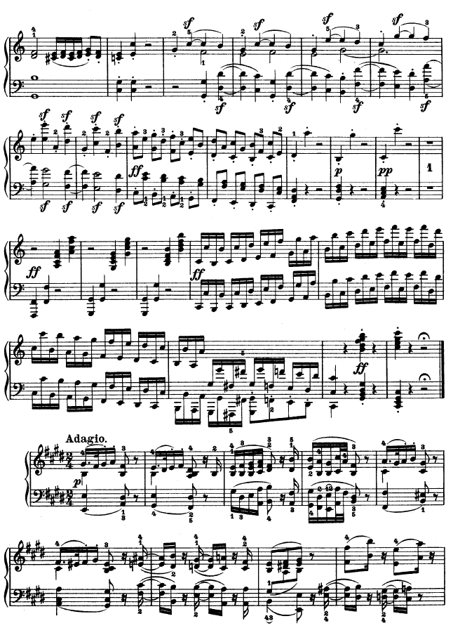 第三钢琴奏鸣曲 -Op.2 No.310