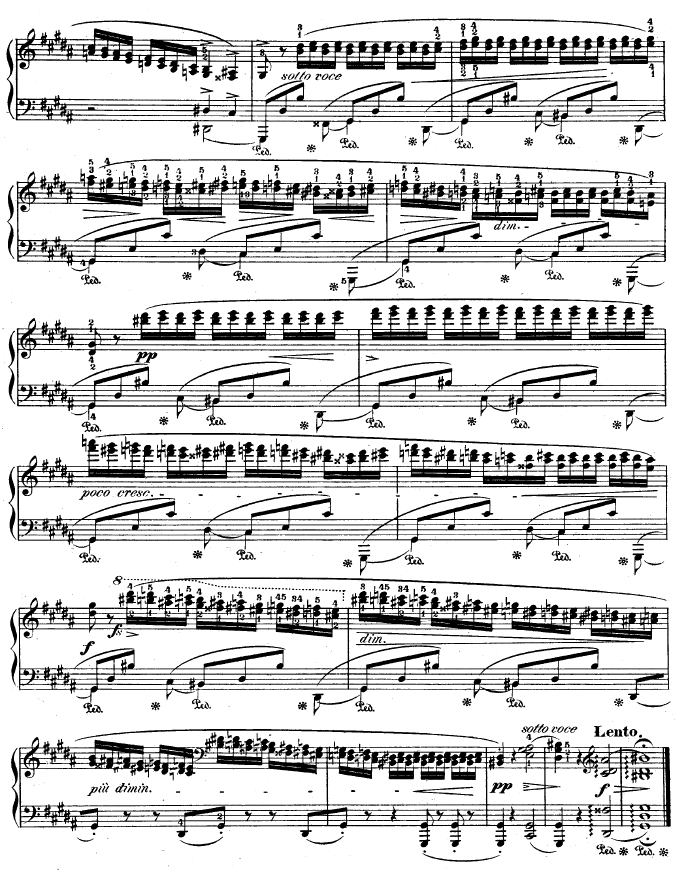 升g小调练习曲作品25-64