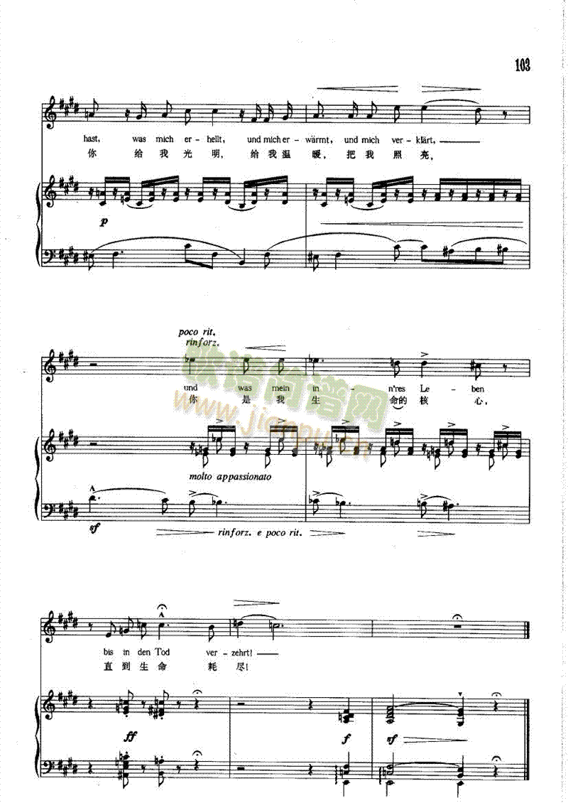 你给我带来阳光(钢伴) 歌曲类 钢琴伴奏谱2