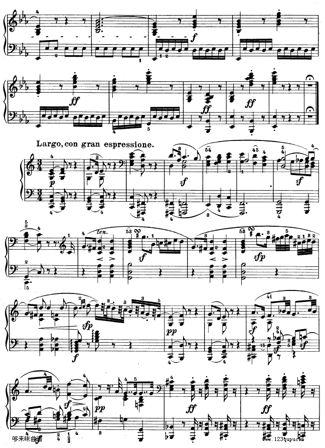 降E大调第四钢琴奏鸣曲-Op.7-贝多芬11