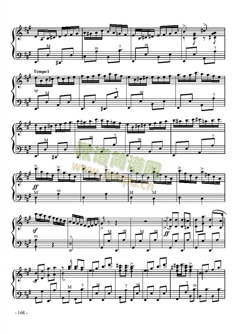 七级乐曲《俄罗斯之舞》 键盘类 手风琴4