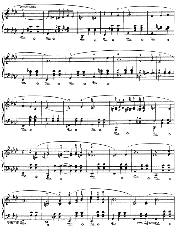 降A大调圆舞曲作品42-肖邦5