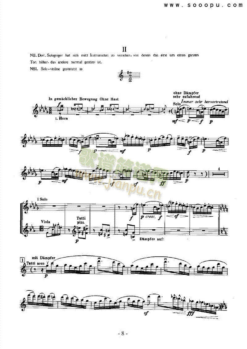 第四交响曲―独奏 弦乐类 小提琴8