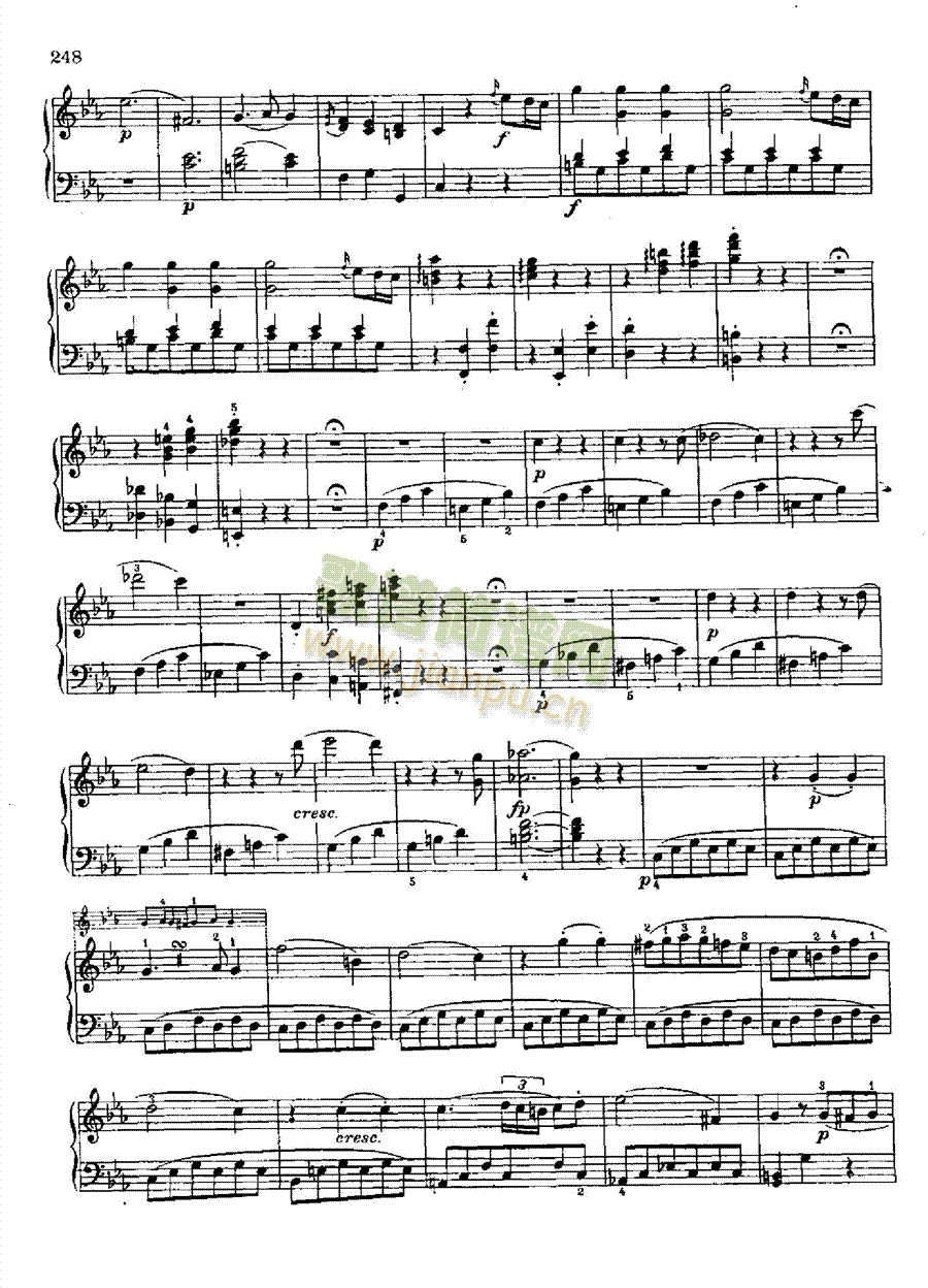 奏鸣曲Nr.457 键盘类 钢琴15
