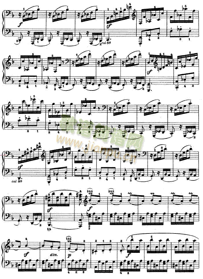暴风雨-d小调第十七钢琴奏鸣曲 - Op.31―218