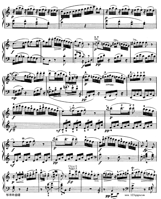 钢琴奏鸣曲 kv330-莫扎特5