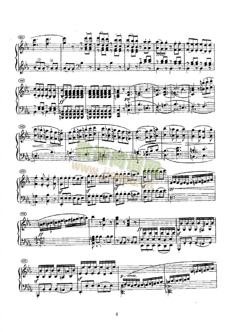 奏鸣曲(Opus7) 键盘类 钢琴8