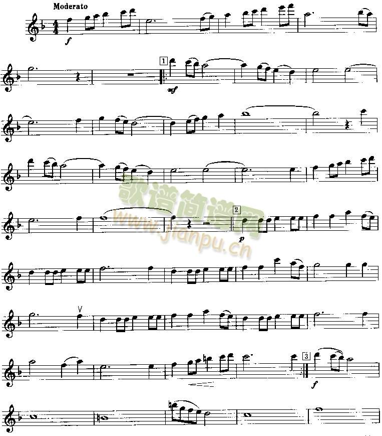 电影音乐〈音乐之声〉主题曲  （（美）罗杰斯）1
