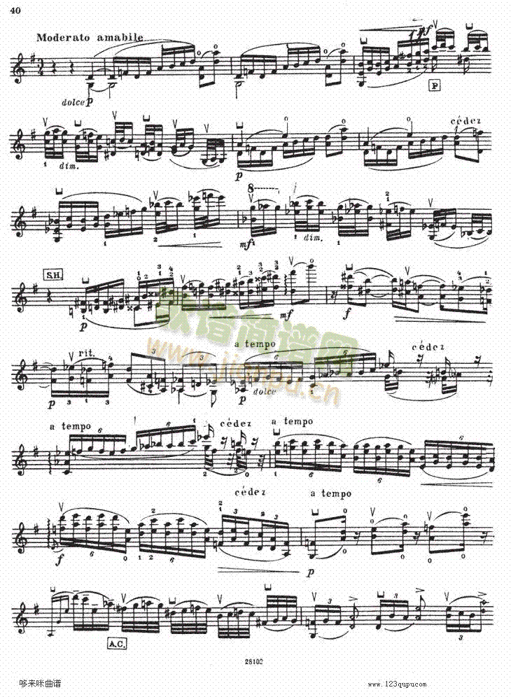 伊萨伊小提琴奏鸣曲（sonate No5）5