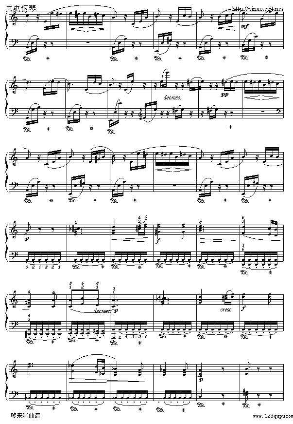 致爱丽丝-For Elise-贝多芬3