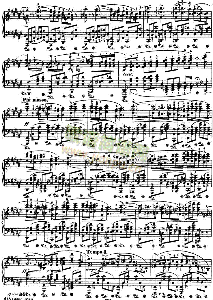 船歌 Barcarolle Op 60-肖邦6