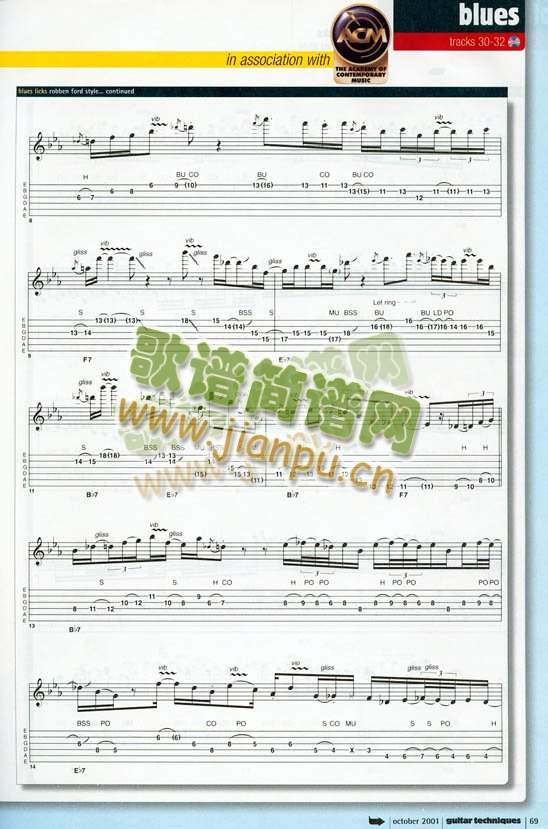 Blues音阶学习2