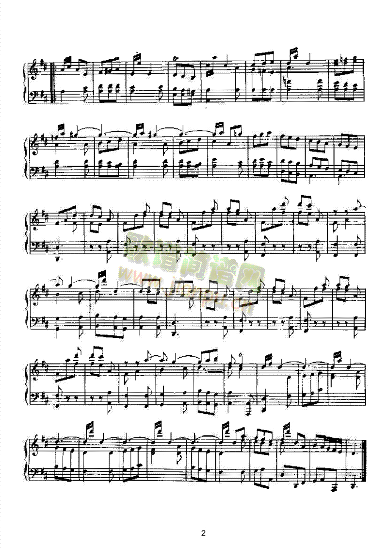 二十首经典奏鸣曲第十二首 键盘类 钢琴2