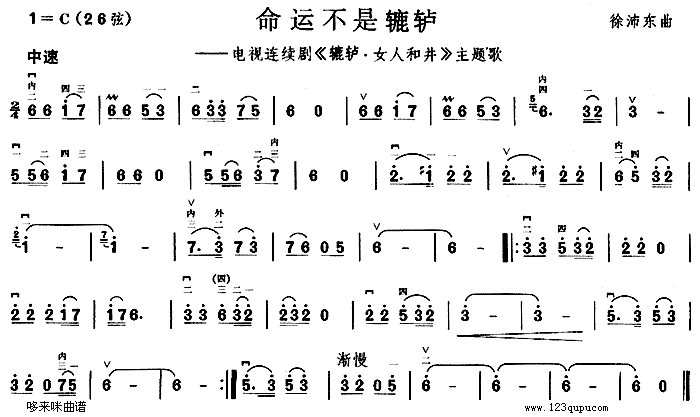 命运不是辘轳(《辘轳・女人和井》主题歌)1