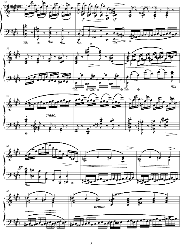 练习曲Op.10 No.4(原版）-肖邦5