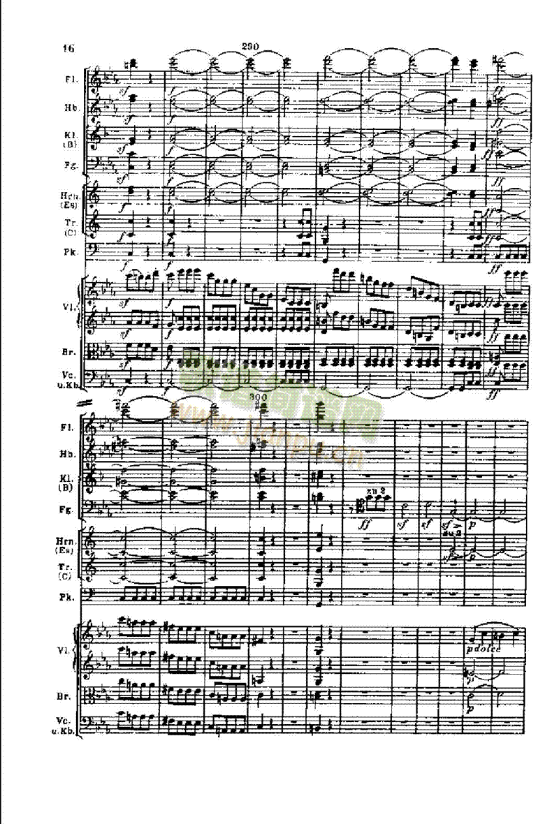 钢琴―第五交响曲（命运）作品67 键盘类 钢琴16